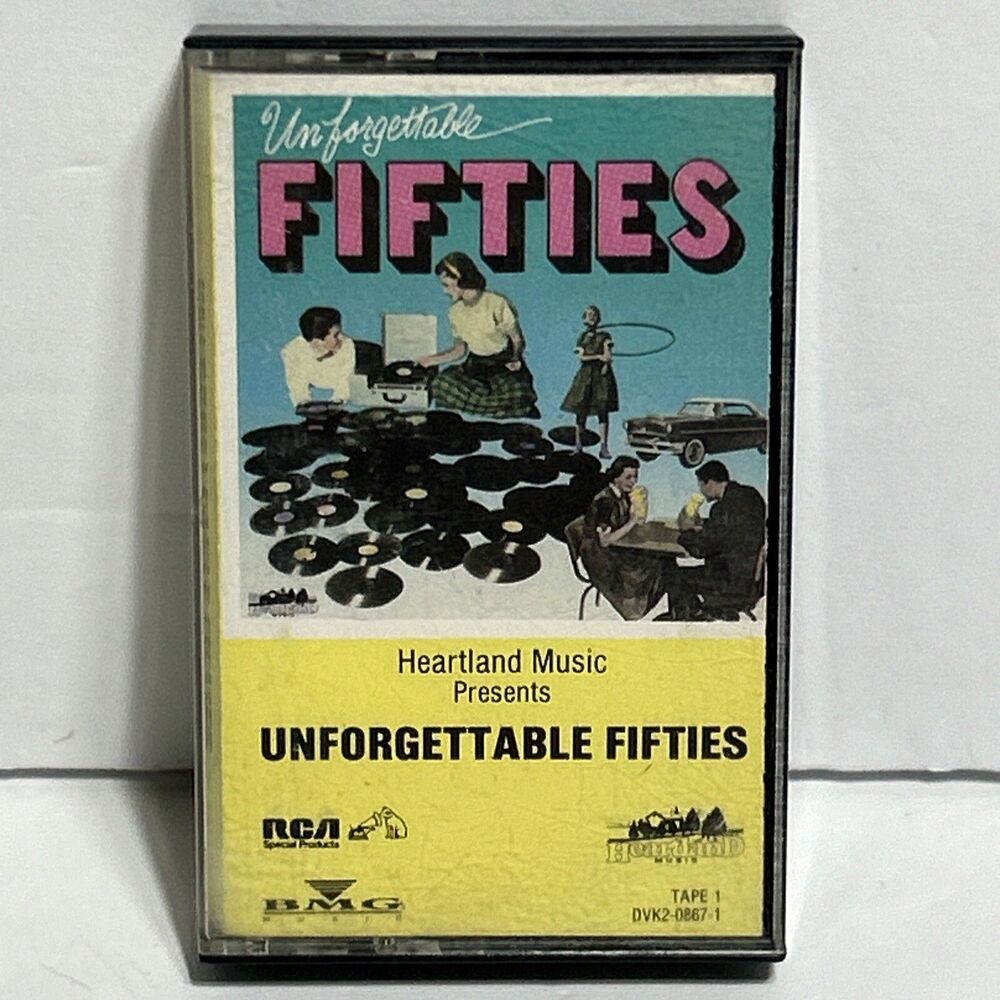 Heartland Music Presents Unforgettable Fifties Cassette Tape